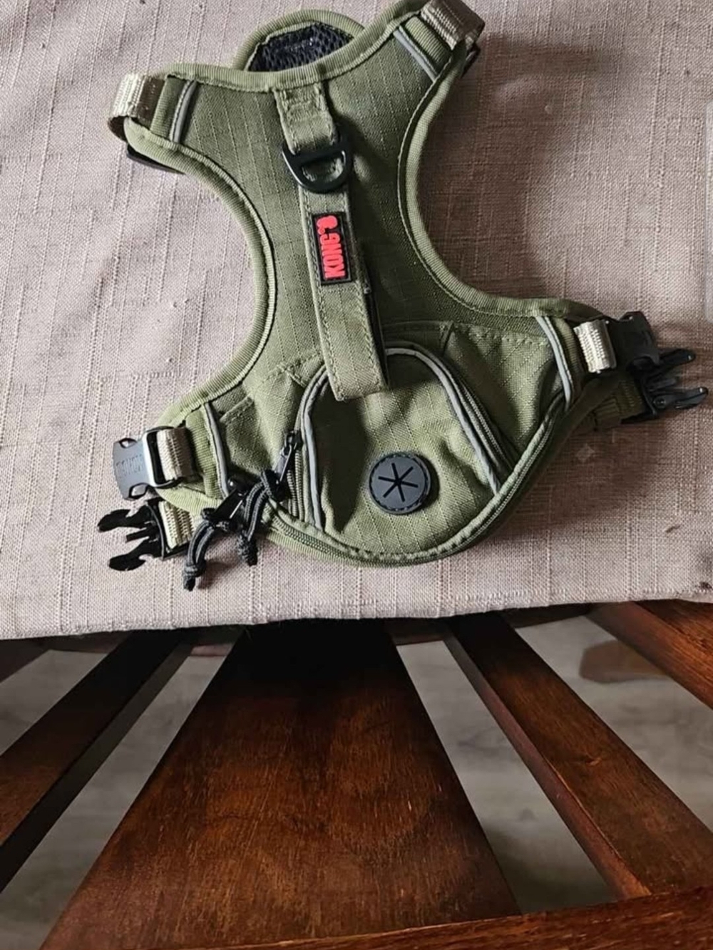 KONG KONG Green Poop Bag Harness Small Like New